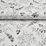 Cotton fabric FINE TWIGS beige