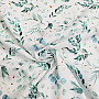 Cotton fabric FINE TWIGS green