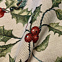 Tapestry tablecloth and scarf CHRISTMAS HOLLY