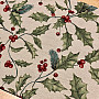 Tapestry tablecloth and scarf CHRISTMAS HOLLY