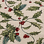 Tapestry tablecloth and scarf CHRISTMAS HOLLY