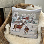 Christmas tapestry cover WINTER IDYL