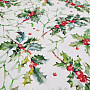 Christmas decorative fabric HOLLY