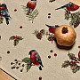 Christmas table setting WINTER BIRDS