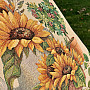 Tapestry cushion cover SUNFLOWERS IN A FRAME