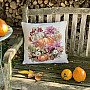 BOY WITH PUMPKIN tapestry pillowcase