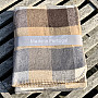 Luxury blanket BEIGE CUBE