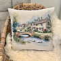 COTSWOLDS GRIDGE tapestry cushion cover