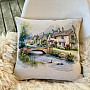 COTSWOLDS GRIDGE tapestry cushion cover