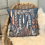 Tapestry cushion cover WILD MEADOW blue