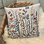 Tapestry cushion cover WILD MEADOW beige