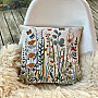 Tapestry cushion cover WILD MEADOW beige