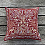 Tapestry cushion cover WILLIAM MORRIS red