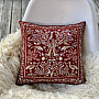 Tapestry cushion cover WILLIAM MORRIS red