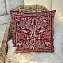 Tapestry cushion cover WILLIAM MORRIS red