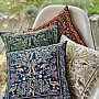 Tapestry cushion cover WILLIAM MORRIS red