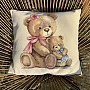 Tapestry cushion cover MISS BEAR