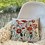 Tapestry cushion cover POPPY ROMANCE