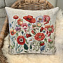 Tapestry cushion cover POPPY ROMANCE