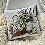 Tapestry cushion cover BEAUTY IN A BASKET