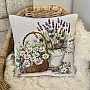 Tapestry cushion cover BEAUTY IN A BASKET