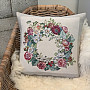 Tapestry cushion cover WREATH FOR JOY