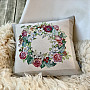 Tapestry cushion cover WREATH FOR JOY