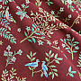 Tapestry fabric WILLIAM MORRIS burgundy