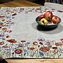 Tapestry tablecloth and scarf POPPY ROMANCE