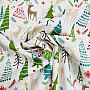 Cotton fabric CHRISTMAS FOREST