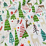 Cotton fabric CHRISTMAS FOREST