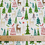 Cotton fabric CHRISTMAS FOREST