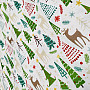 Cotton fabric CHRISTMAS FOREST