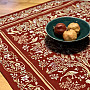 Tapestry tablecloth and scarf WILLIAM MORRIS burgundy