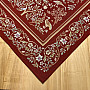 Tapestry tablecloth and scarf WILLIAM MORRIS burgundy