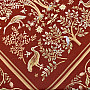 Tapestry tablecloth and scarf WILLIAM MORRIS burgundy