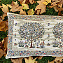 Tapestry cushion TREE OF HAPPINESS beige