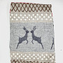 Christmas blanket GRAY REINDEER