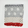 Christmas blanket GRAY REINDEER