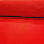 Cotton fabric UNI red - rouge coarse cotton 220g