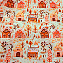 Cotton fabric CHRISTMAS VILLAGE