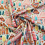 GINGERBREAD COTTAGE cotton fabric