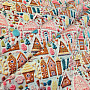 GINGERBREAD COTTAGE cotton fabric