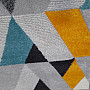 Childrens piece carpet COLORFUL TRIANGLES