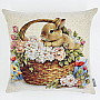 Easter tapestry cover HABBIT IN A BASKET