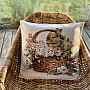 Easter tapestry cover HABBIT IN A BASKET