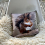 Decorative pillowcase THE SQUIRREL RUSTS