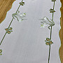 Embroidered tablecloth and scarf SNOW WHITE