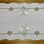 Embroidered tablecloth and scarf SNOW WHITE