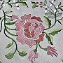 Embroidered tablecloth and scarf ROSE